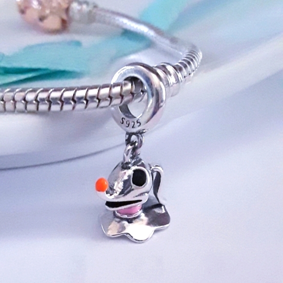 Nightmare Before Christmas Zero ghost dog charm S925 Sterling Pandora compatible - Picture 7 of 10